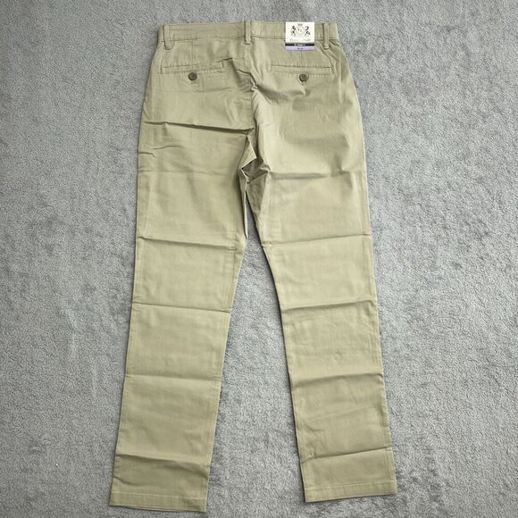 NEW English Laundry Men's 30 x 29 Straight Fit Chino Pants Tan - Picture 3 of 7
